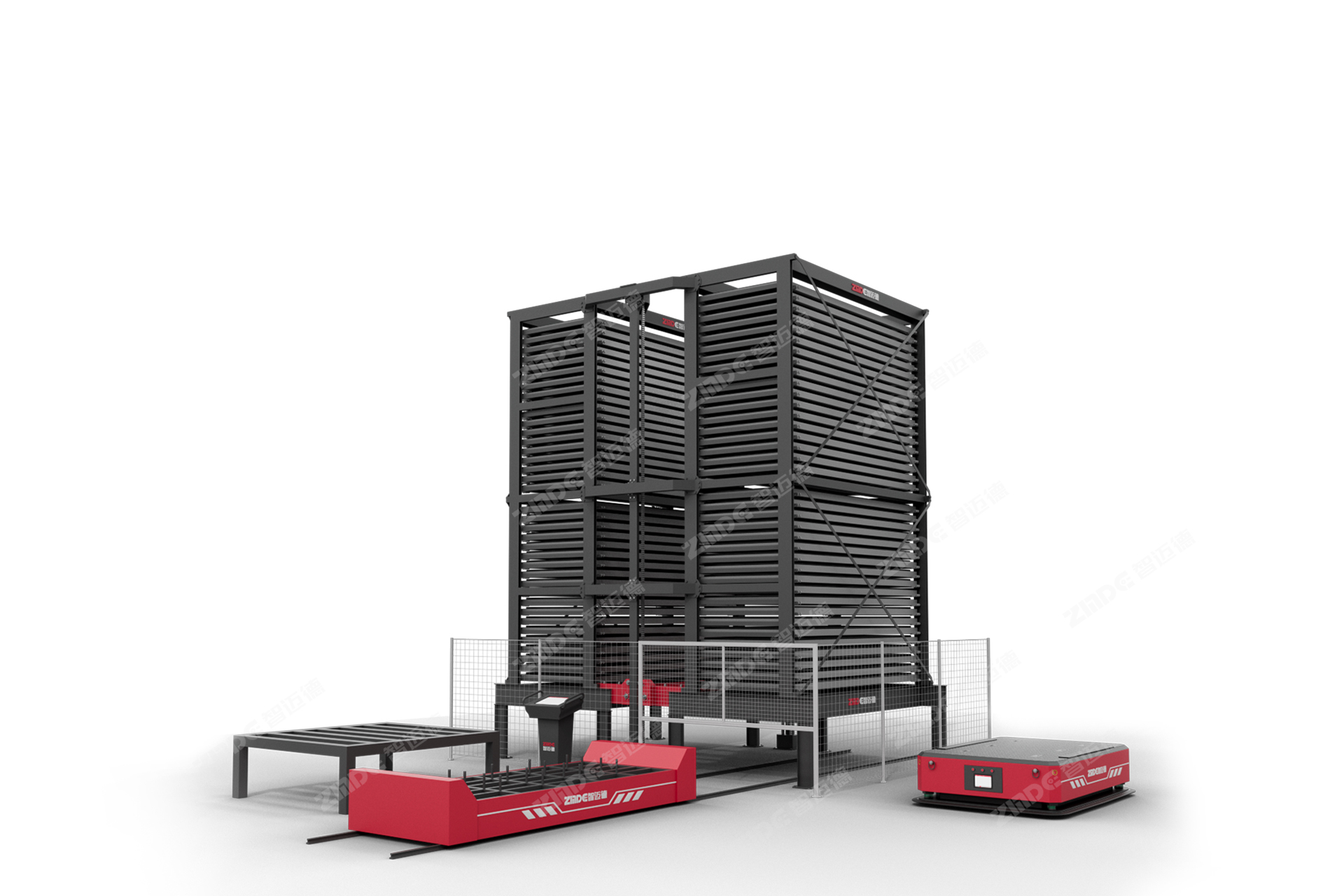 智儲(chǔ)倉(cāng)+AGV小車(chē)