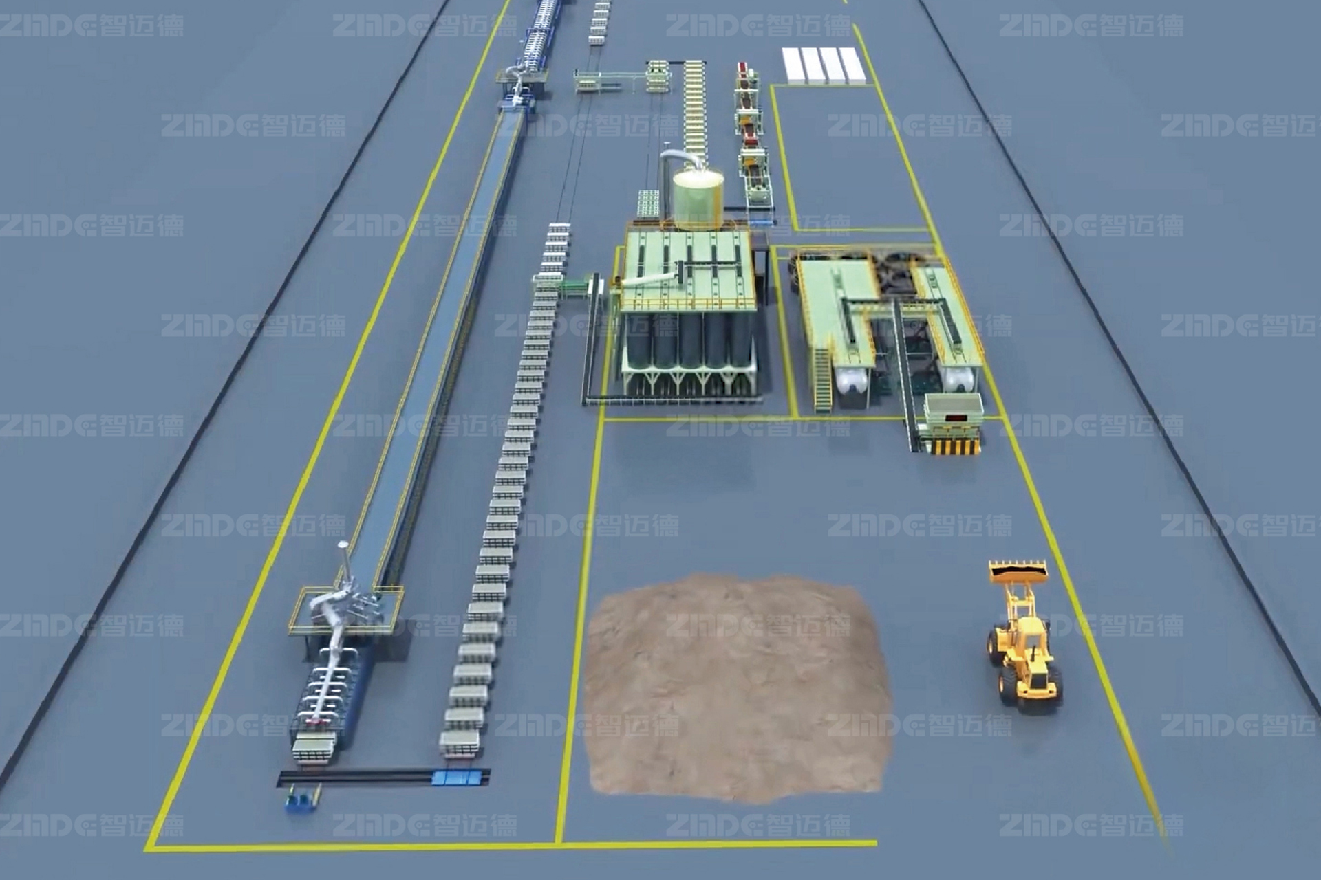 智珠晶燒結(jié)式輕質(zhì)墻體生產(chǎn)線